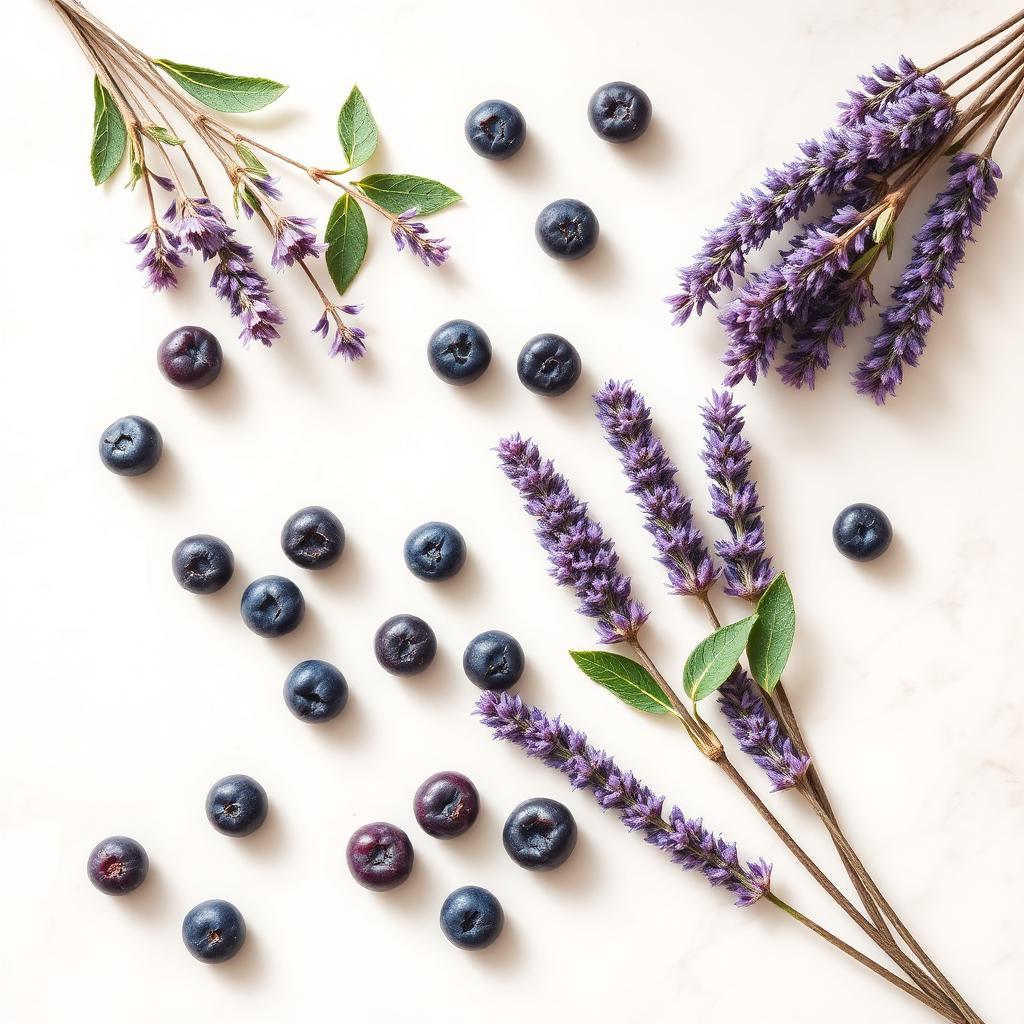 Lavender and acai botanicals